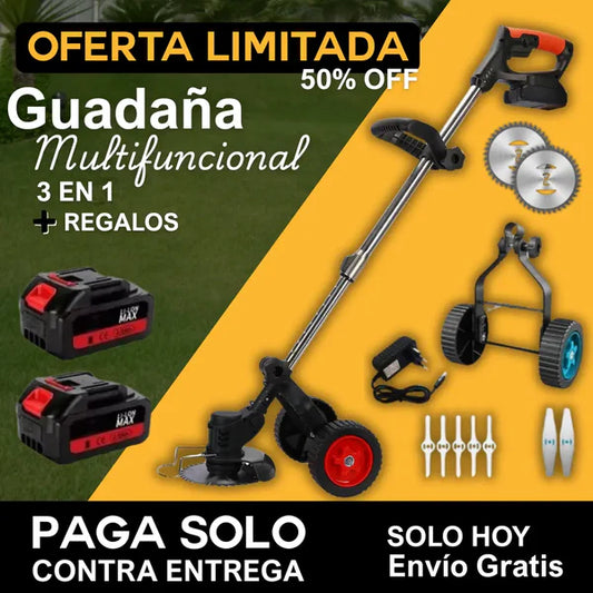 Cortadora de Cesped Inalambrica TurboBlade™ [2 BATERÍAS RECARGABLES]